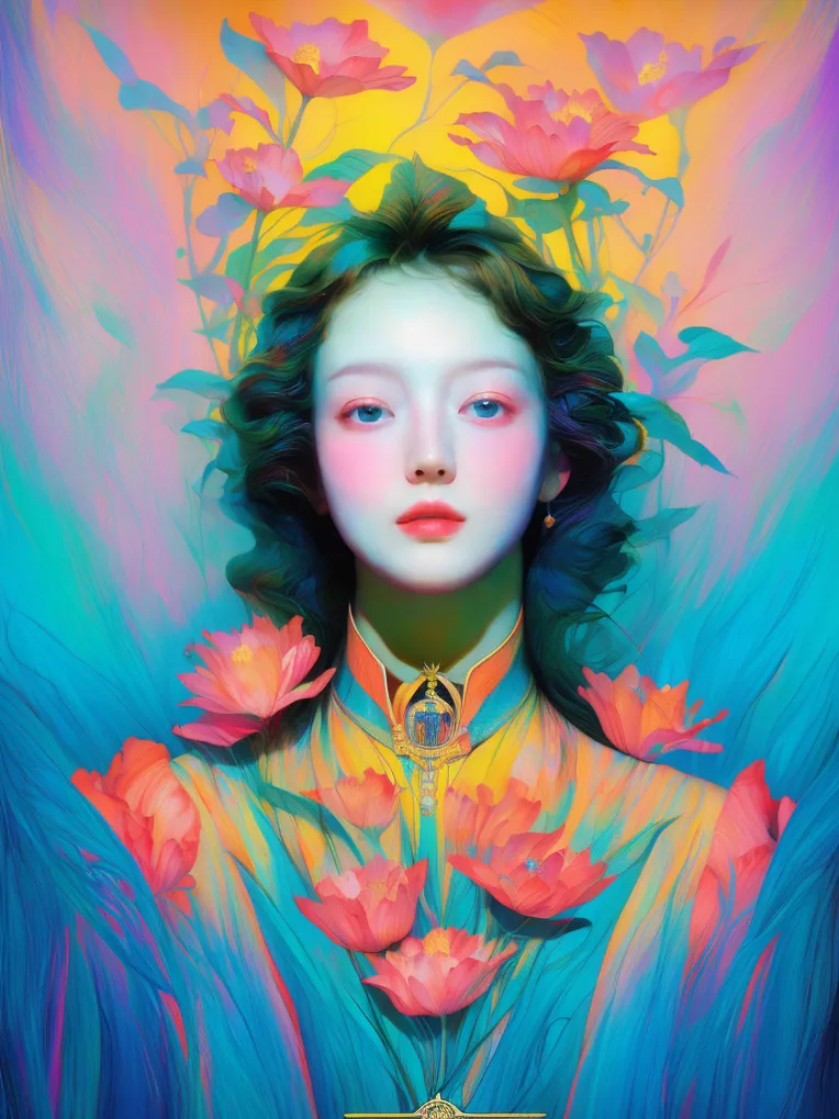 Classic Painting,Traditional Painting Media,Girl,LoRA,SD 1.5