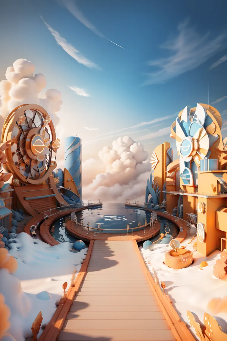 Cartoon style,Space & Scene,Object Enhance,LoRA,SD 1.5