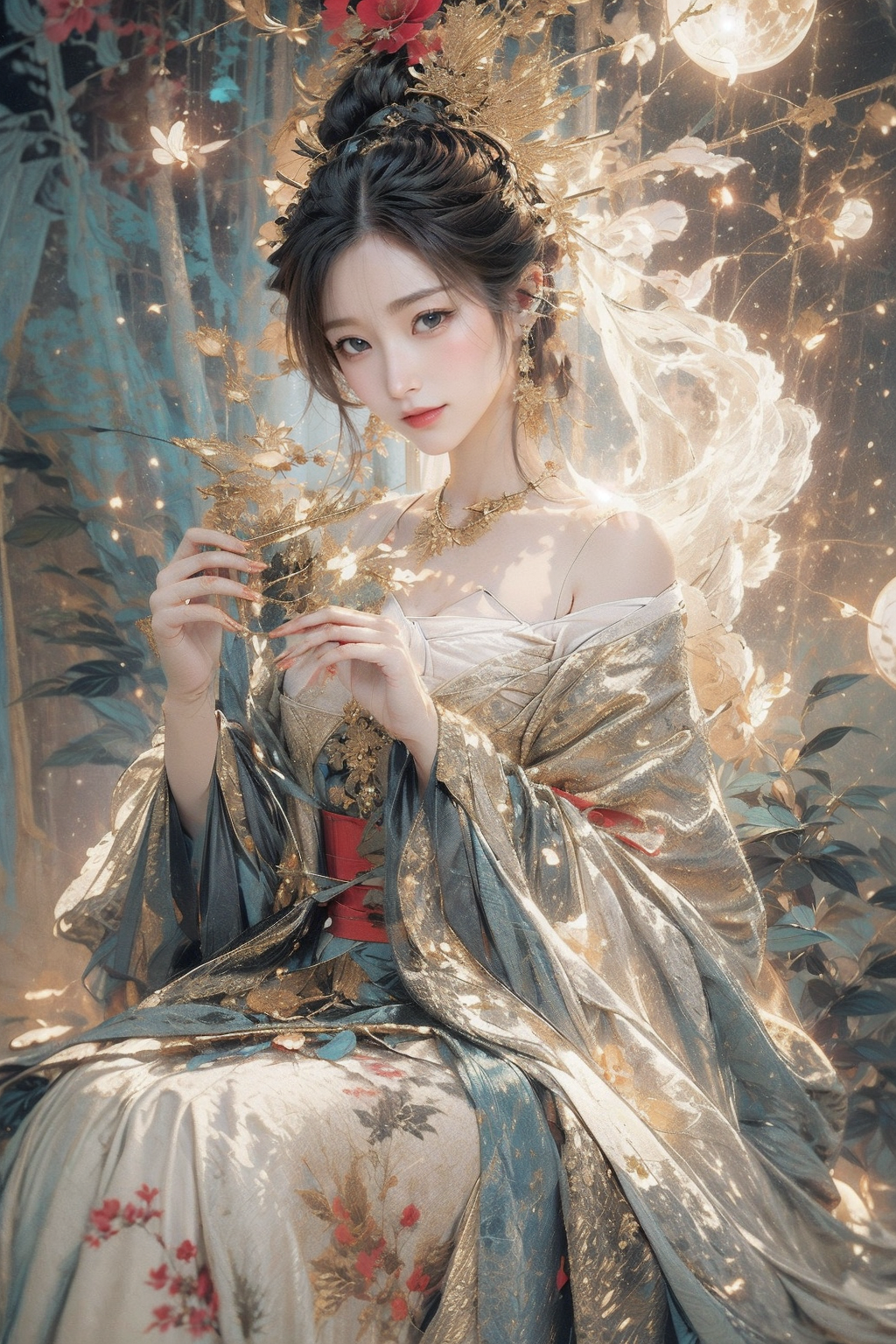 【Exclusive on the whole network】The autumn sky holds the bright moon, its radiance wet with dew|For Mid-Autumn Festival only Mid-Autumn Moon