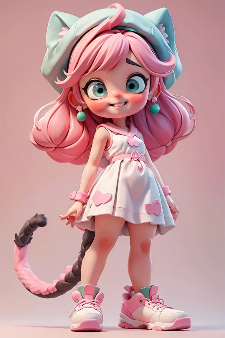 Cartoon style,Digital Painting Media,Girl,LoRA,SD 1.5