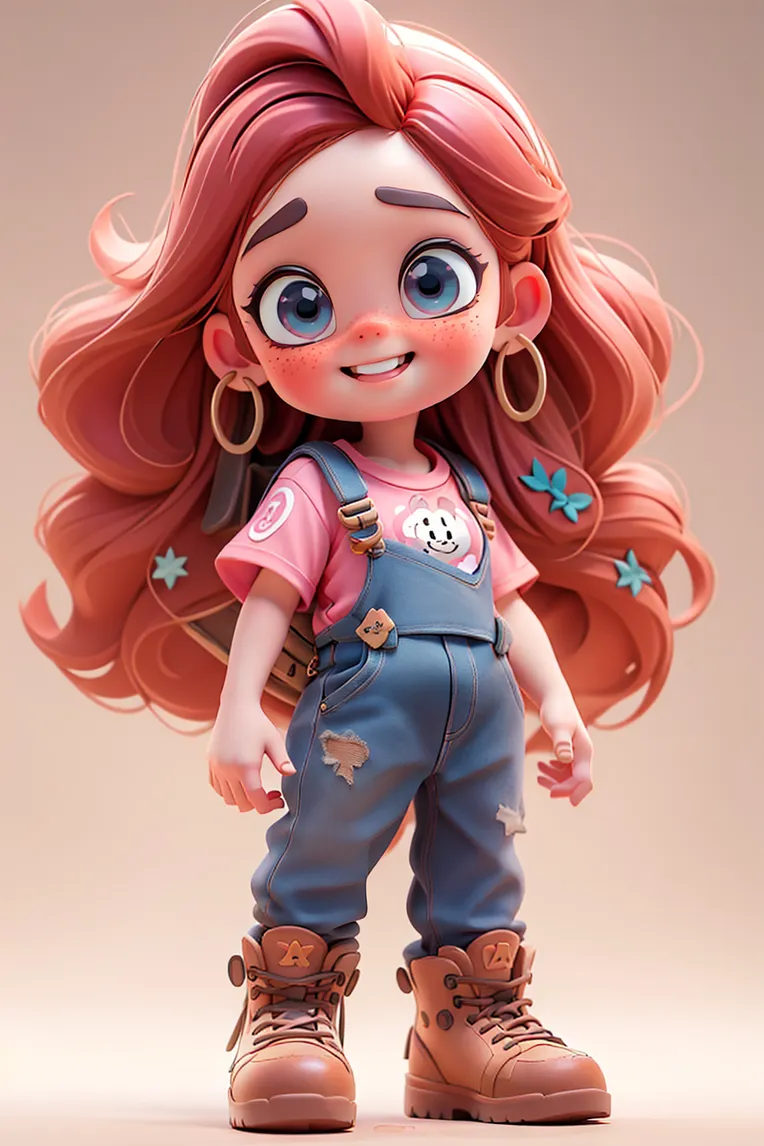 Cartoon style,Digital Painting Media,Girl,LoRA,SD 1.5