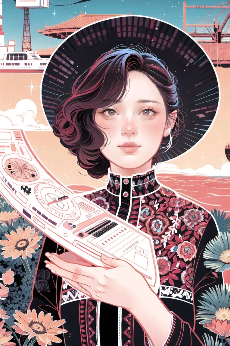 Chinese Style,Traditional Painting Media,Girl,Checkpoint,SD 1.5