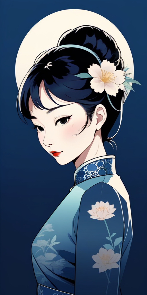 竹羽原创插画艺术模型Illustration Art ZY SDXL V1.0-Checkpoint-竹羽-LiblibAI