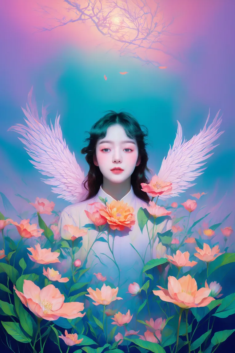 Classic Painting,Traditional Painting Media,Girl,LoRA,SD 1.5