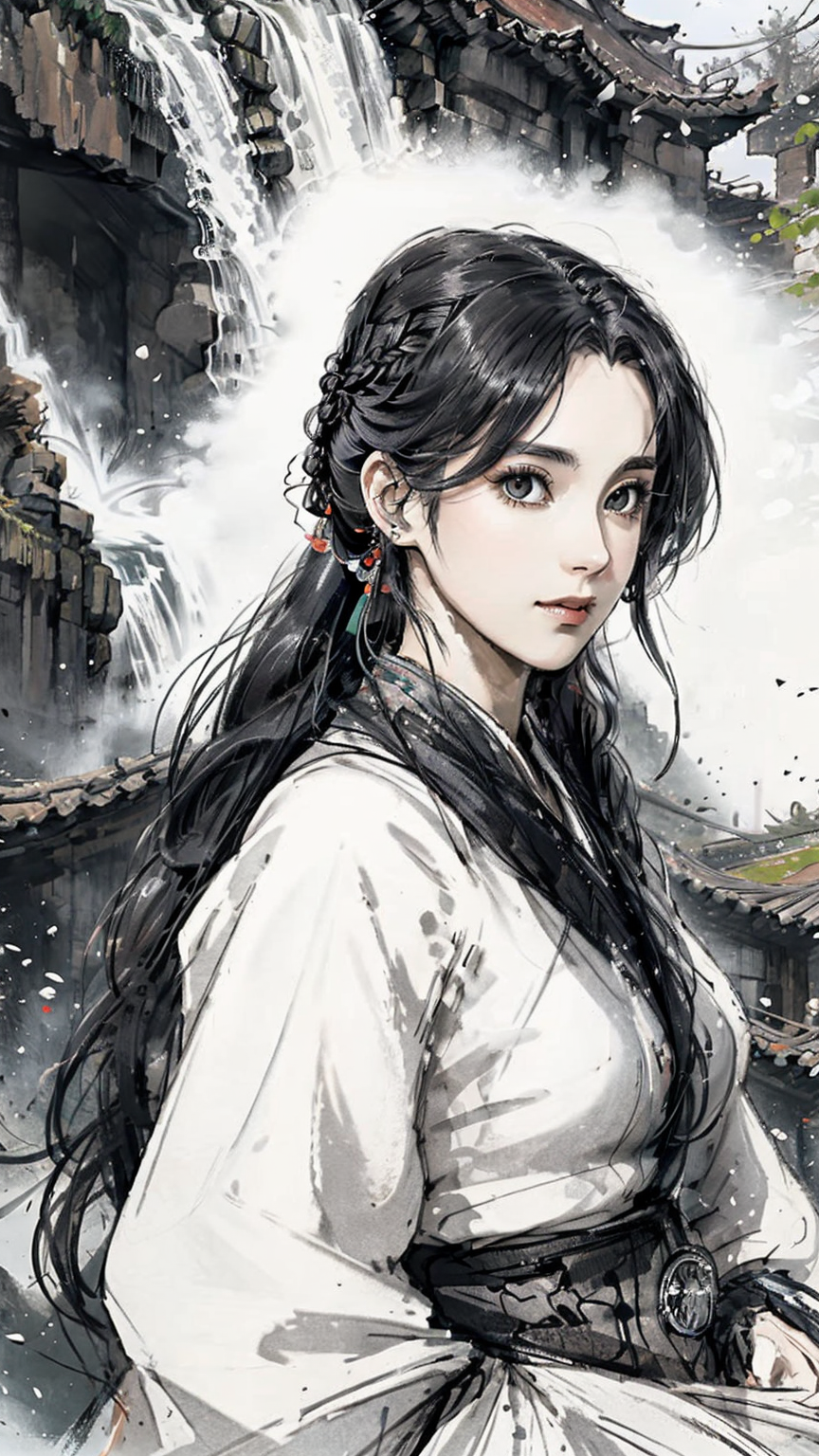 The snowy white city lord is not like the ink of ink wash. v1.0