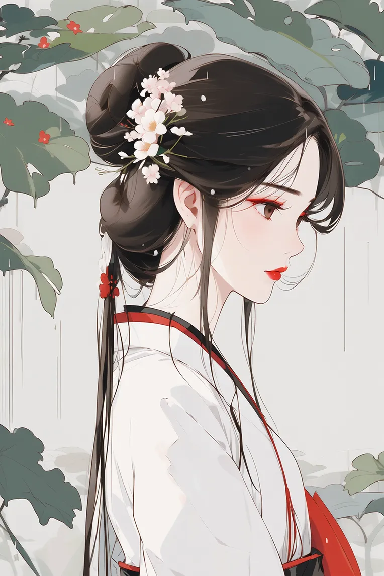 Chinese Style,Traditional Painting Media,Girl,LoRA,SD 1.5