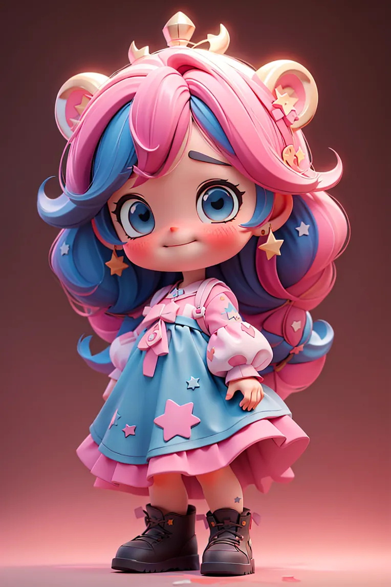 Cartoon style,Digital Painting Media,Girl,LoRA,SD 1.5