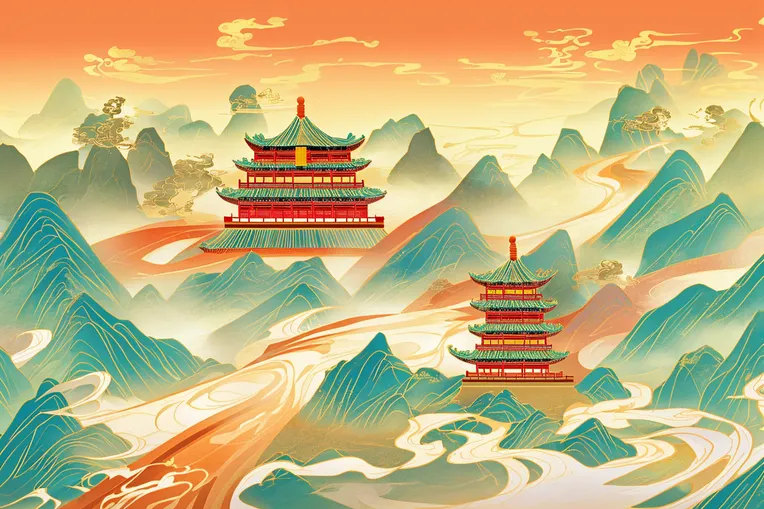 Chinese Watercolor Landscape Illustration - V1【Created by Fafa】-LoRA ...