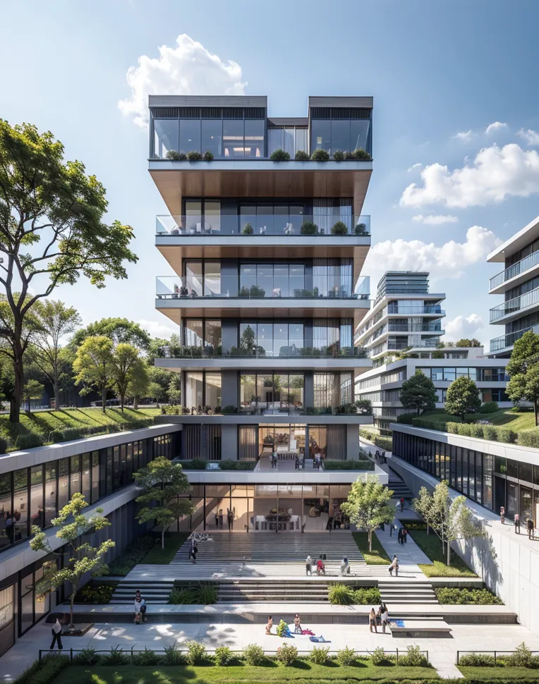 Realistic,Architectural Design,Building,LoRA,SD 1.5