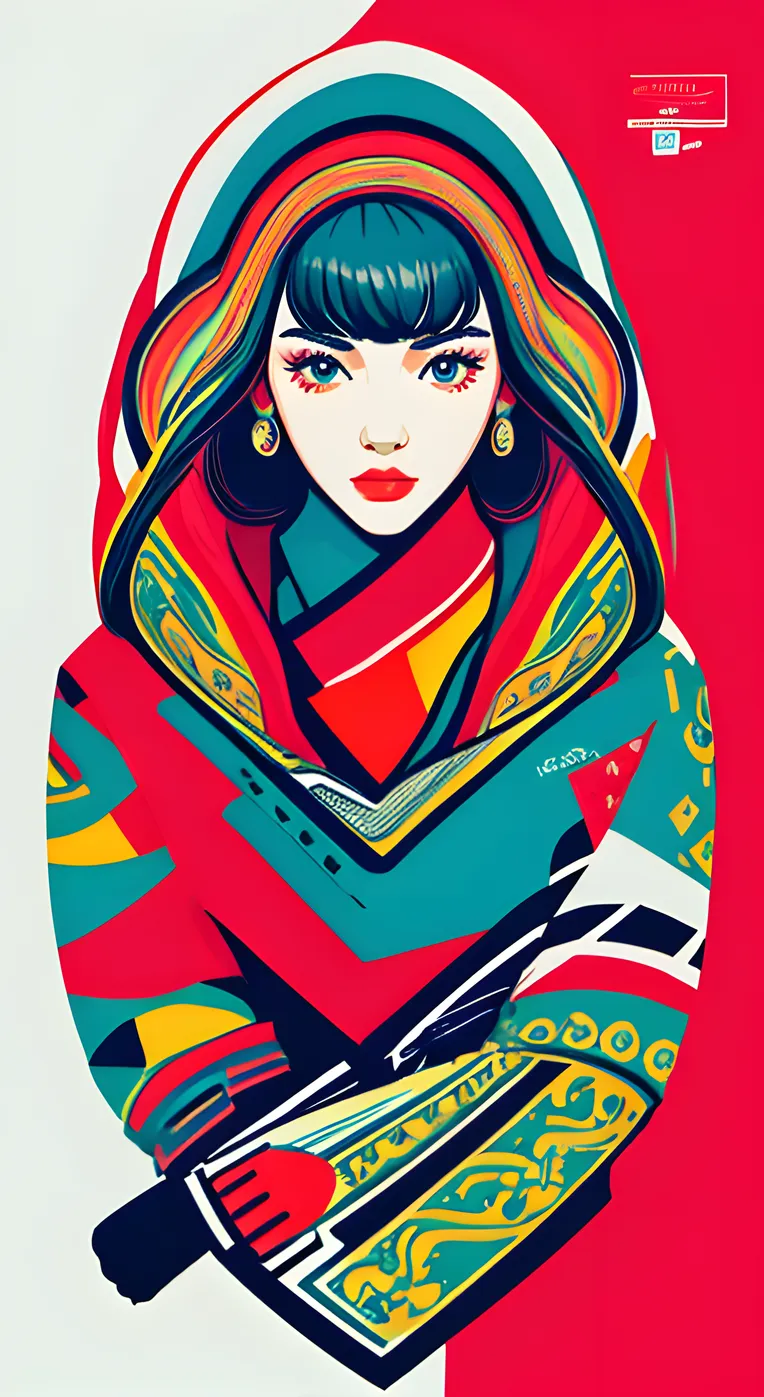 Flat,Hand-Drawn,Flat Illustration,LoRA,SD 1.5