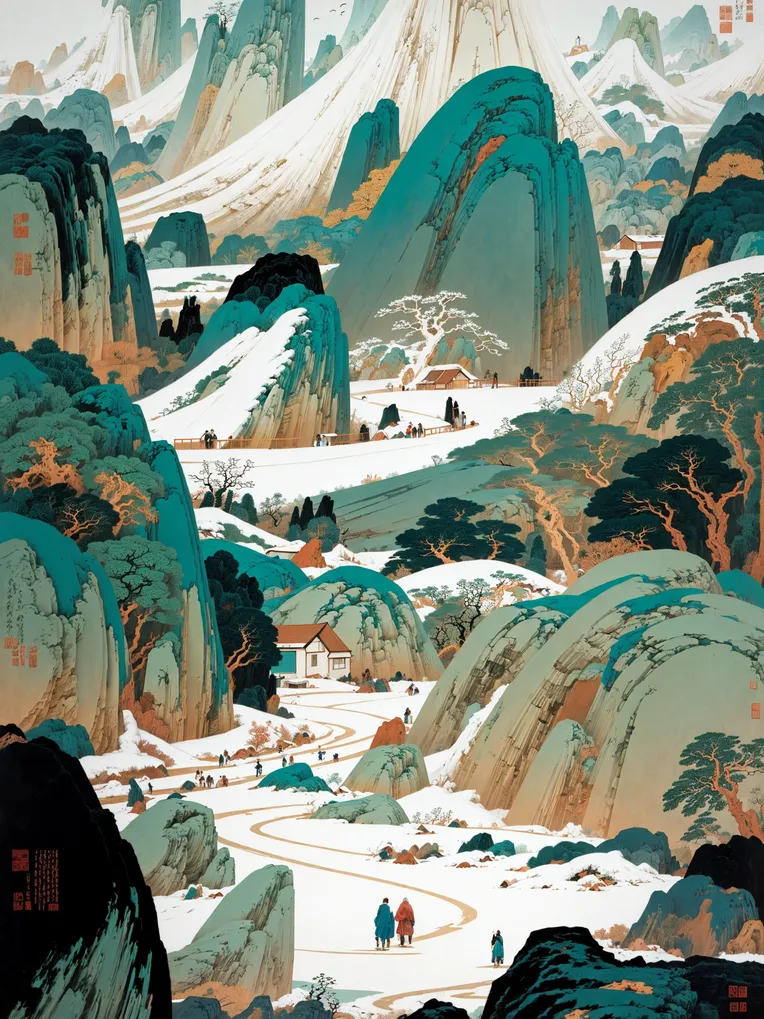 Chinese Style,Traditional Painting Media,Style Boost,LoRA,SD 1.5