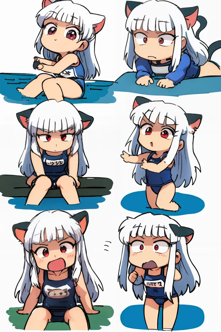 Anime Style,Hand-Drawn,Girl,LoRA,SD 1.5