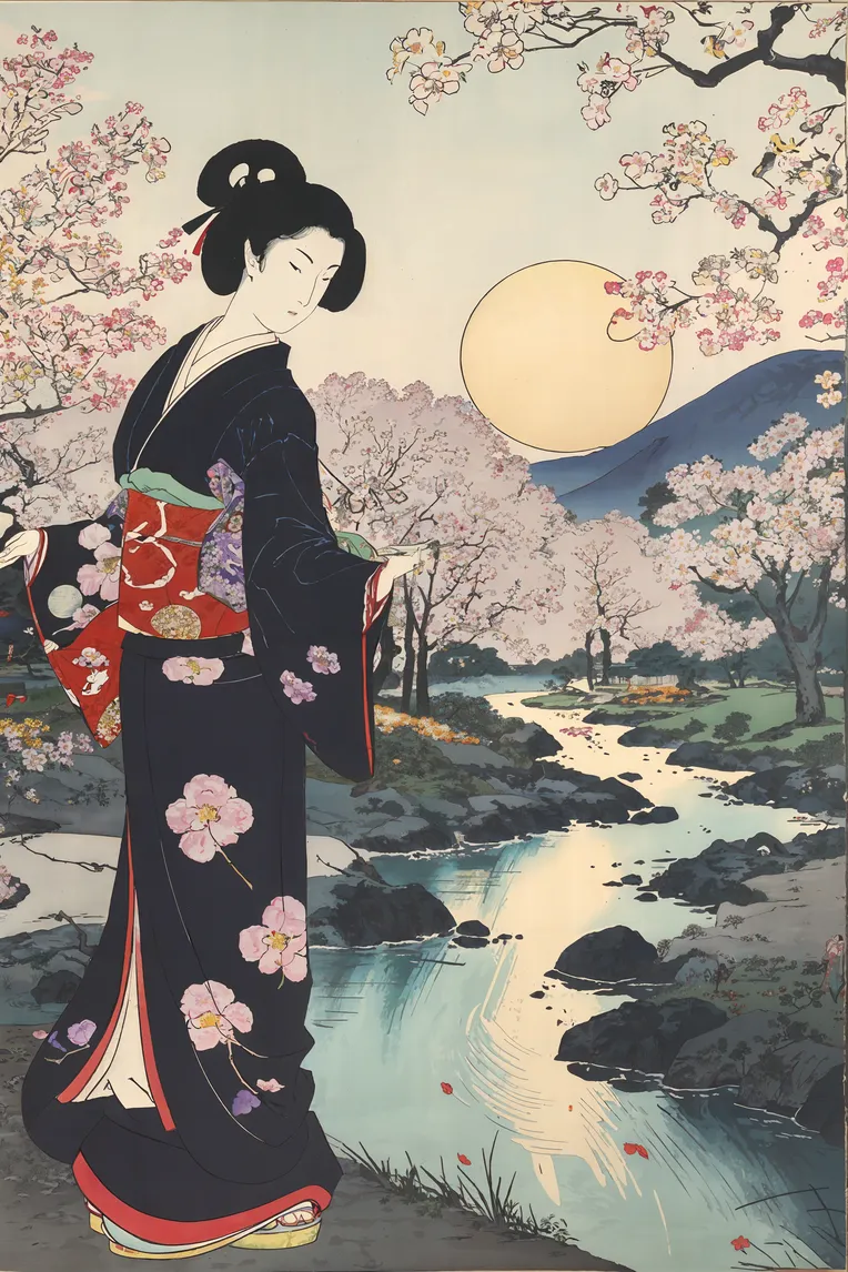 Classic Painting,Traditional Painting Media,Girl,LoRA,SD 1.5