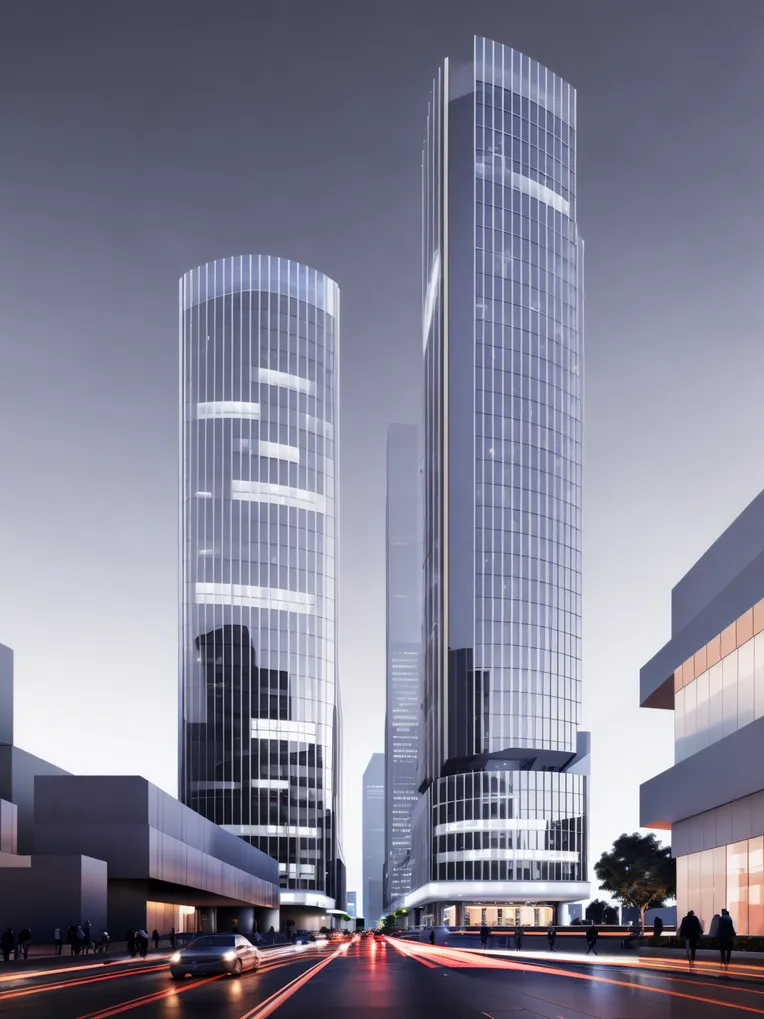 dao_office building office building Lora (multi-storey, high-rise ...