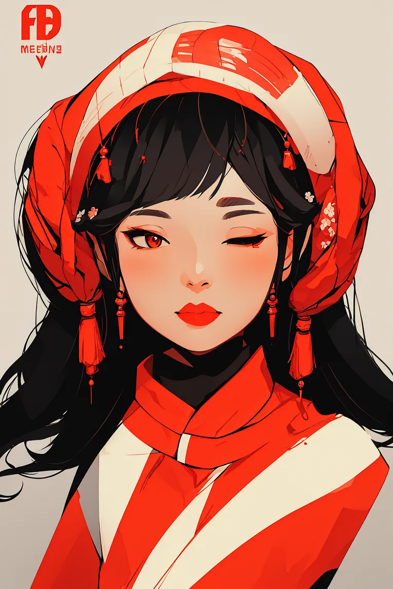 Chinese Style,Traditional Painting Media,Girl,LoRA,SD 1.5