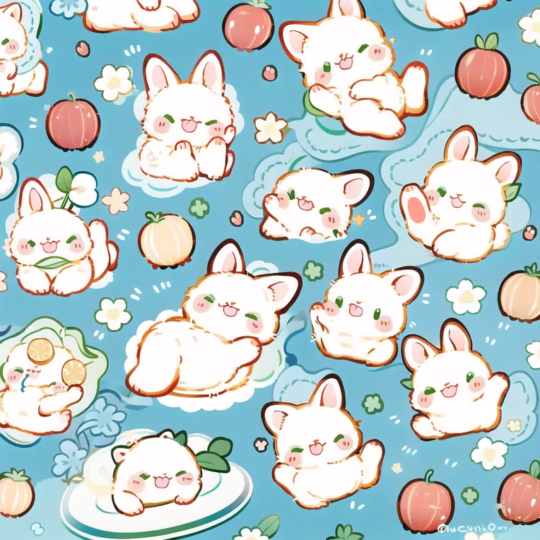 可爱兔兔（Cute rabbit）-LoRA-诗-LiblibAI