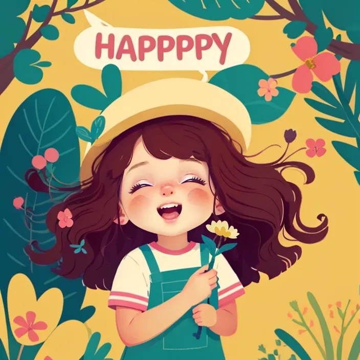 Hand-Drawn,Kids' Illustration,Girl,LoRA,SD 1.5