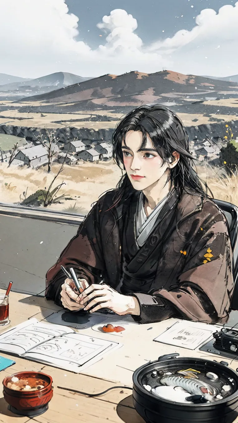 Chinese Style,Traditional Painting Media,Girl,Checkpoint,SD 1.5