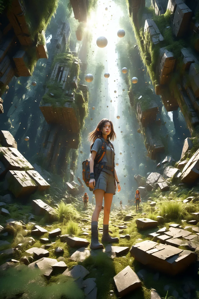 CGI style,Anime Scene,Girl,LoRA,SDXL
