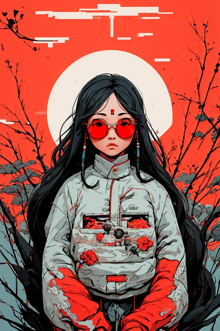 Chinese Style,Traditional Painting Media,Girl,LoRA,SD 1.5