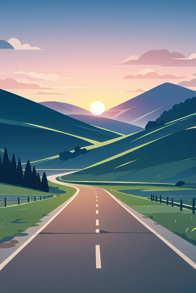 Flat,Flat Illustration,Girl,Checkpoint,SD 1.5