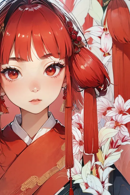 Chinese Style,Traditional Painting Media,Girl,LoRA,SD 1.5