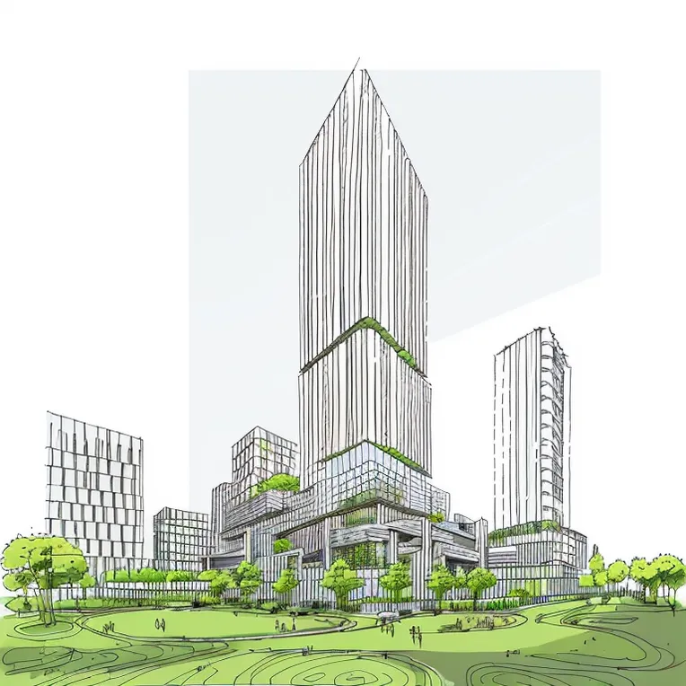 Hand-Drawn,Architectural Design,Building,LoRA,SD 1.5