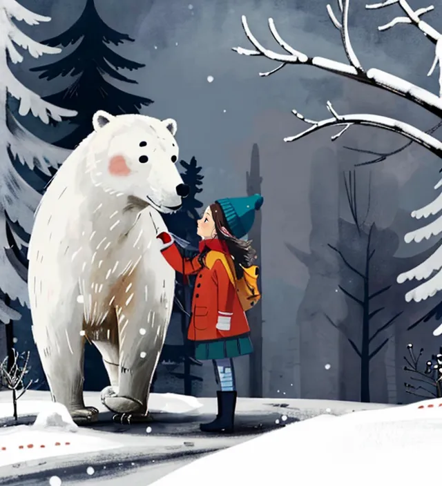 Hand-Drawn,Kids' Illustration,Girl,LoRA,SD 1.5