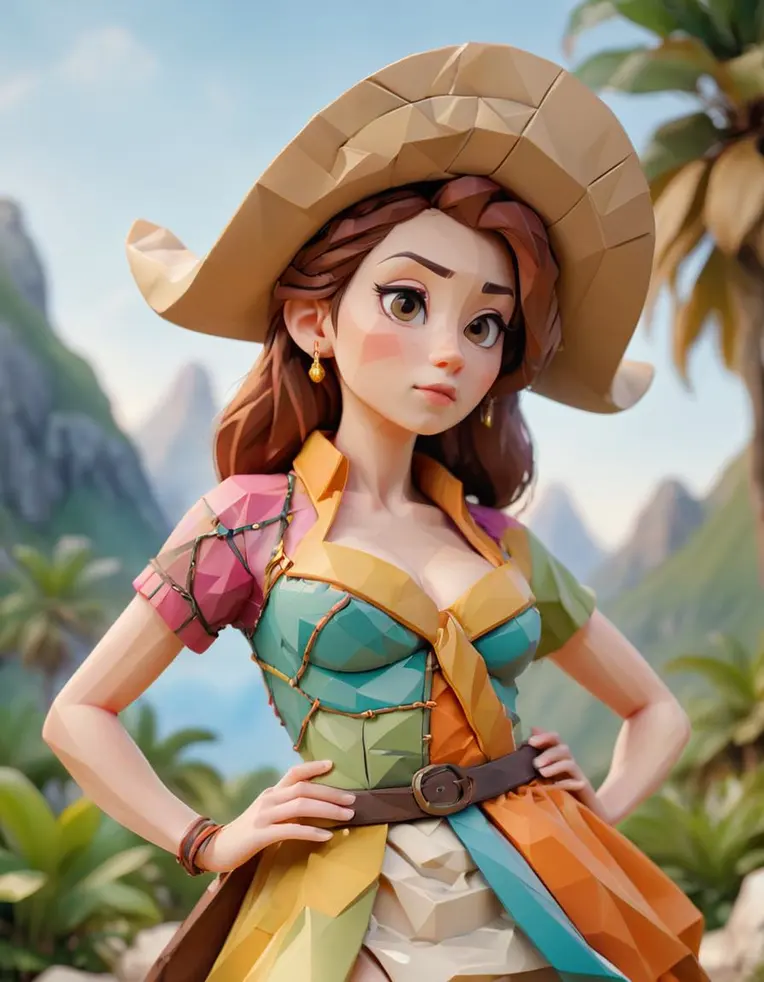 Cartoon style,Anime Style,Girl,LoRA,SDXL