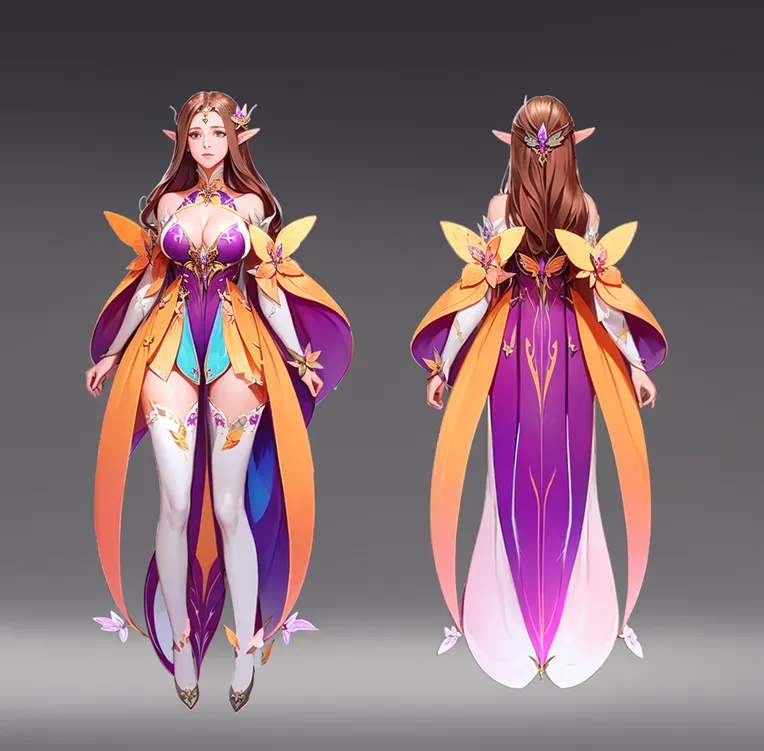 Anime,Girl,Game Character Design,LoRA,SD 1.5