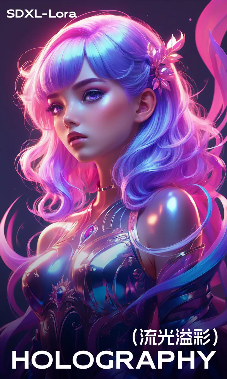 CGI style,Anime Style,Girl,LoRA,SDXL