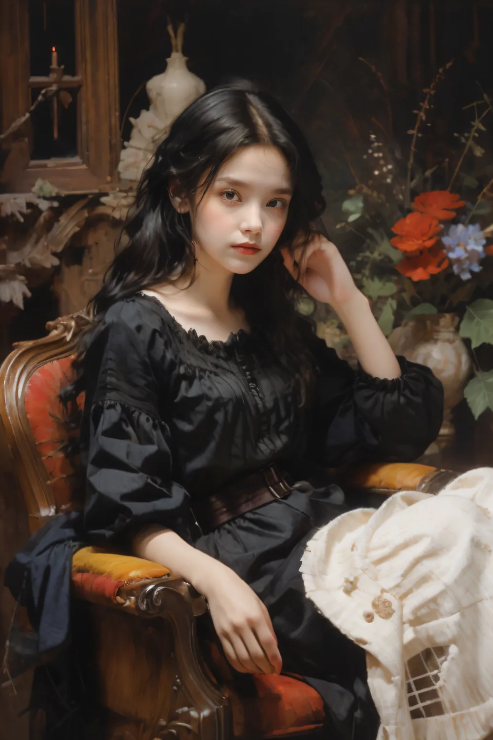 油画重彩-LoRA-白羊-LiblibAI