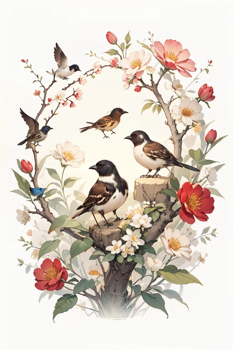 Chinese Style,Traditional Painting Media,Girl,LoRA,SD 1.5