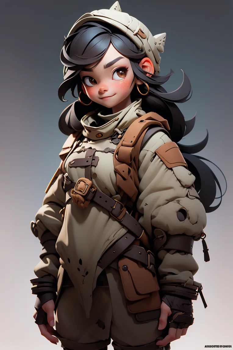 Cartoon style,Digital Painting Media,Girl,Checkpoint,SD 1.5