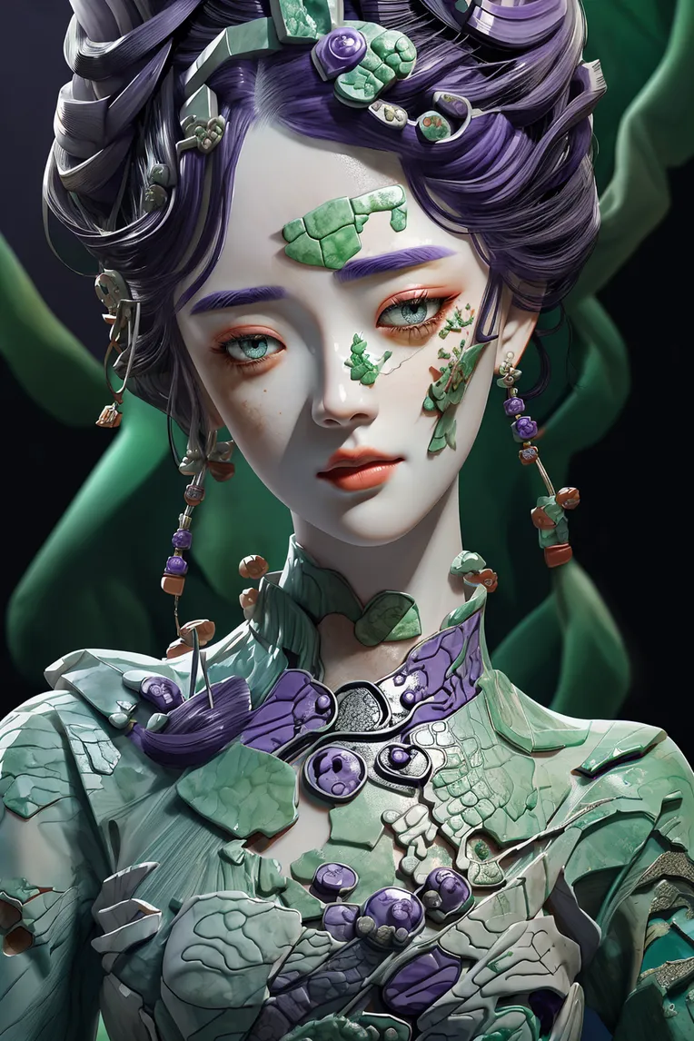 CGI style,Chinese Style,Girl,LoRA,SD 1.5