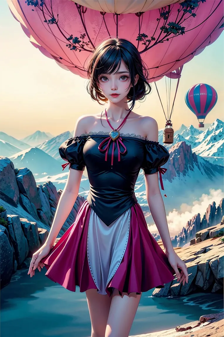 CGI style,Anime,Girl,LoRA,SD 1.5