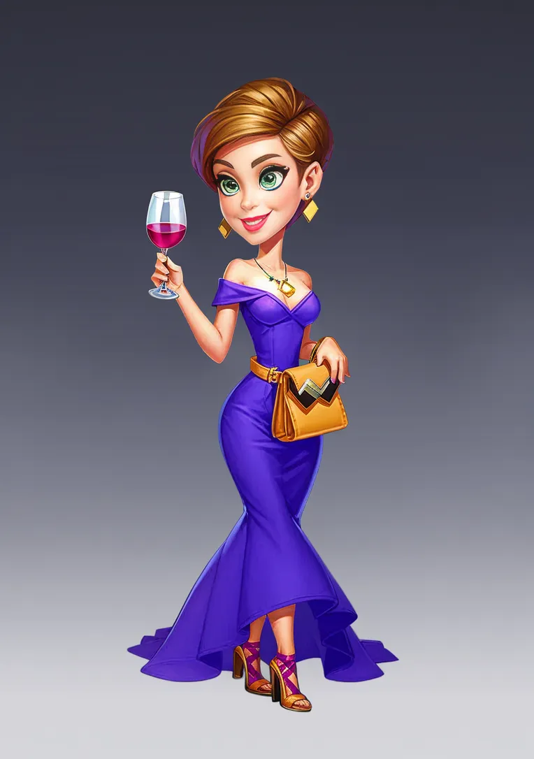 CGI style,Anime Character,Girl,LoRA,SD 1.5