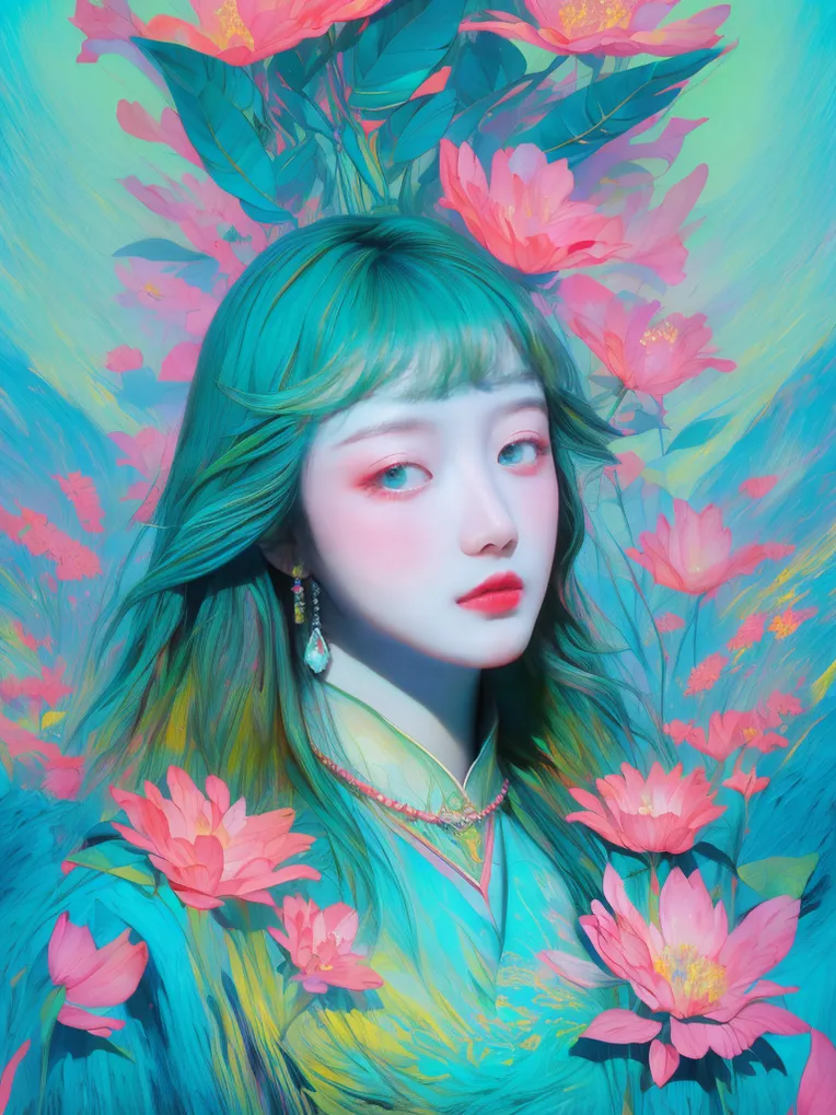 Classic Painting,Traditional Painting Media,Girl,LoRA,SD 1.5