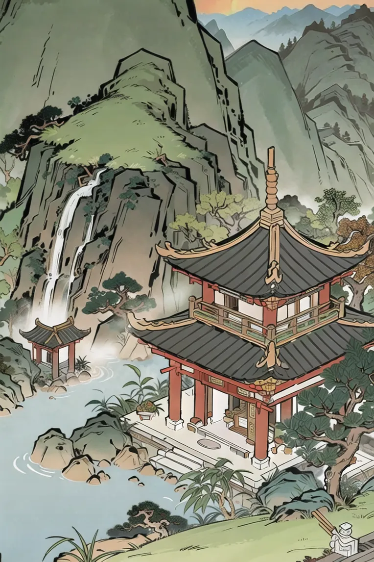 Chinese Style,Traditional Painting Media,Girl,LoRA,SD 1.5