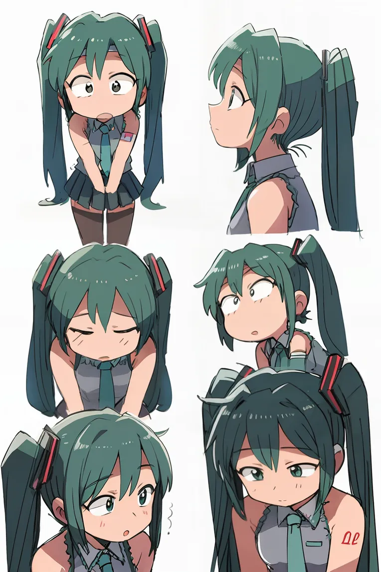 Anime Style,Hand-Drawn,Girl,LoRA,SD 1.5