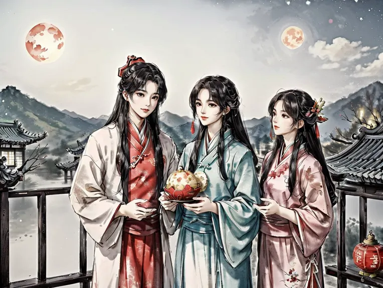Chinese Style,Traditional Painting Media,Girl,Checkpoint,SD 1.5