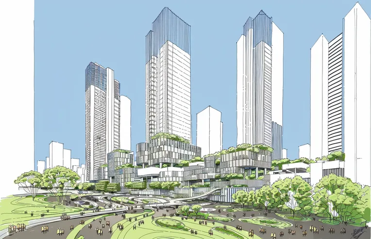 Hand-Drawn,Architectural Design,Building,LoRA,SD 1.5