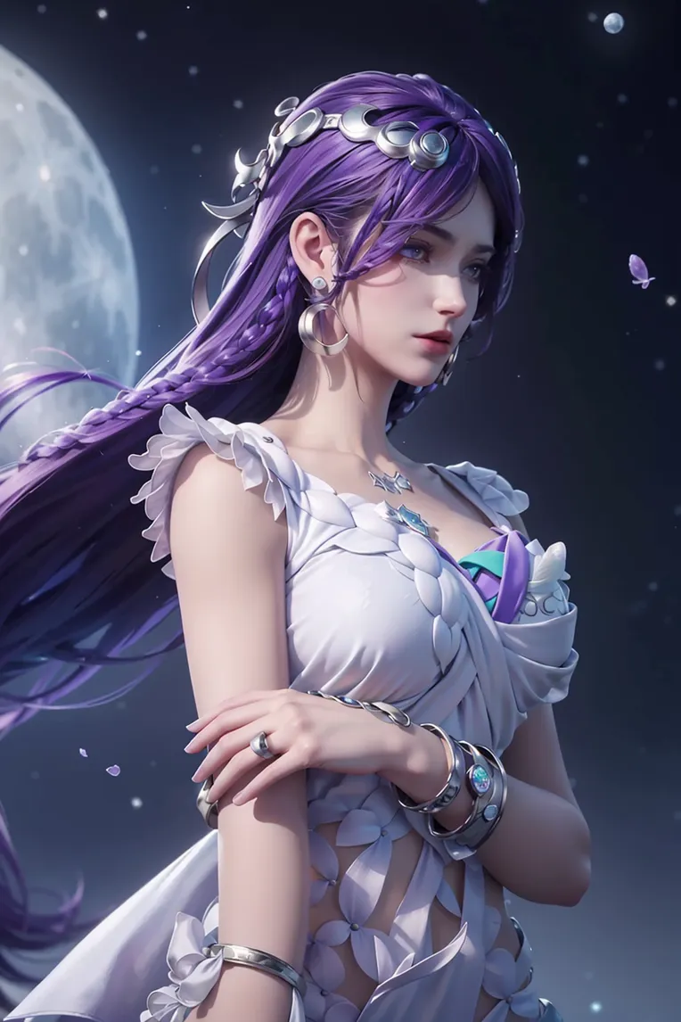 CGI style,Anime Character,Girl,LoRA,SD 1.5