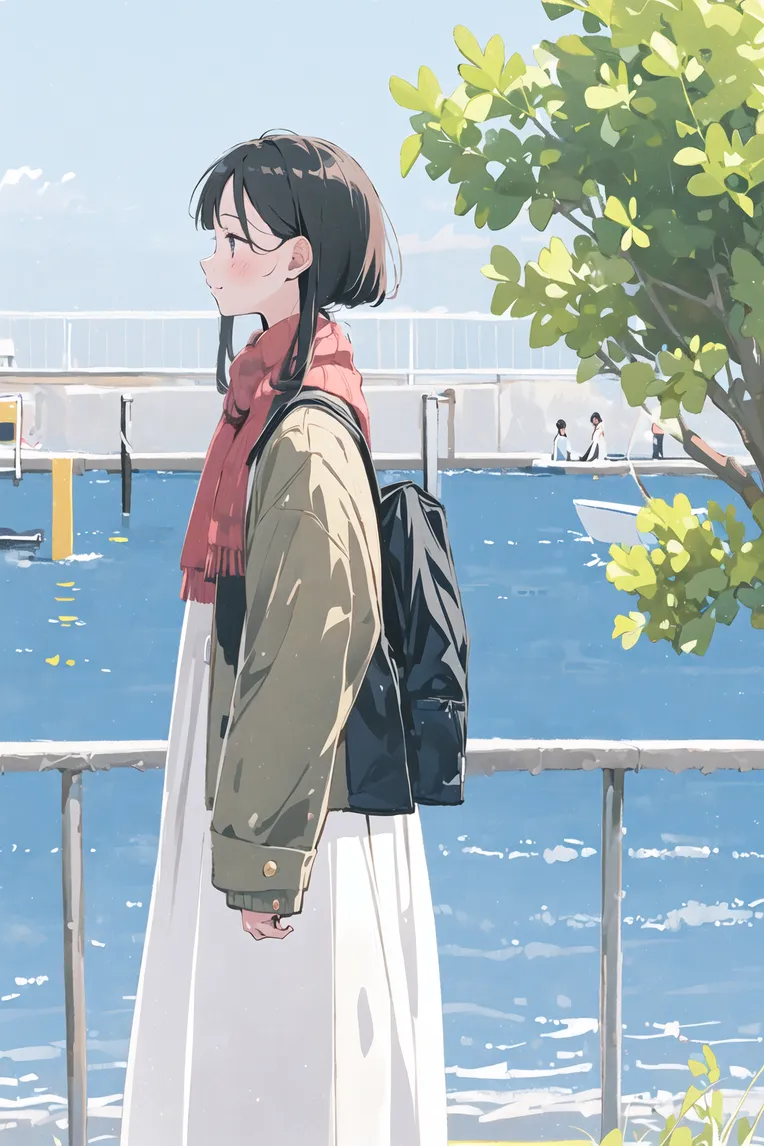 Hand-Drawn,Traditional Painting Media,Girl,LoRA,SD 1.5