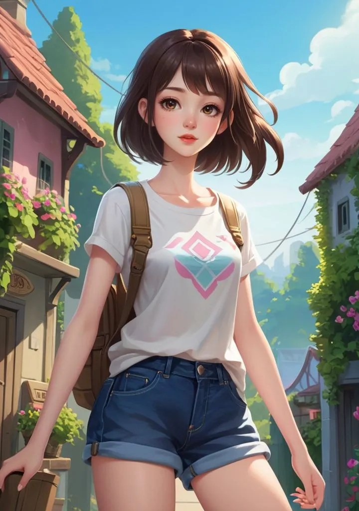 CGI style,Anime Style,Girl,Checkpoint,SDXL