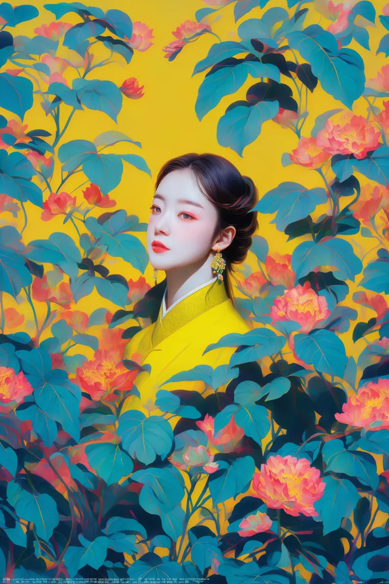 Classic Painting,Traditional Painting Media,Girl,LoRA,SD 1.5